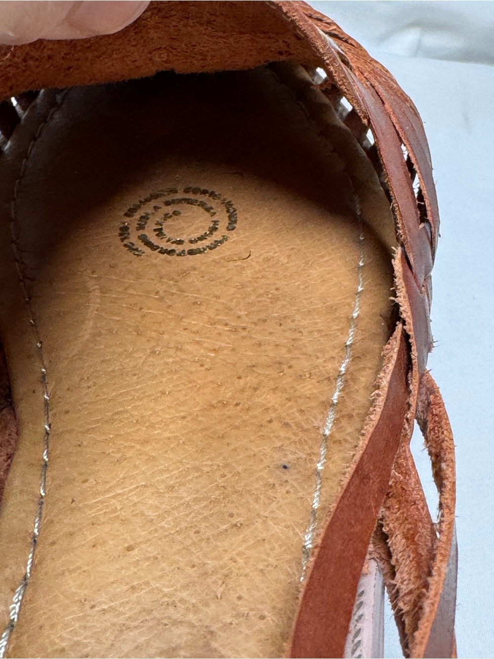 Huarache Woven Brown Sandals 8 Women's - Picture 10 of 12